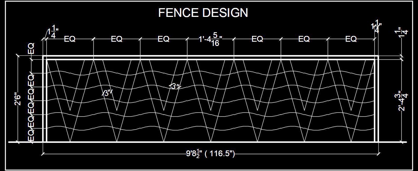 Wrought Iron Fence CAD Blocks for Architectural Designs